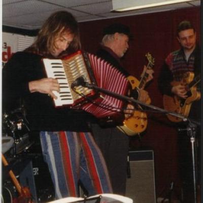 Con El Chango Spaziuk Walter Malosetti Y Migjel Botafogo. Gabriel Delta. Gallery. Radio La Roca. Buenos Aires