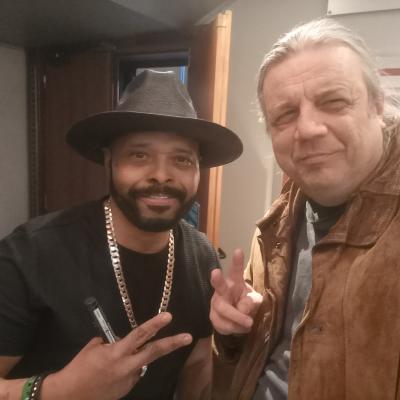 Con Omar Coleman. Gabriel Delta