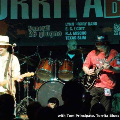 Con Tom Principato. Live Torrita Blues Festival. Gabriel Delta . Gallery